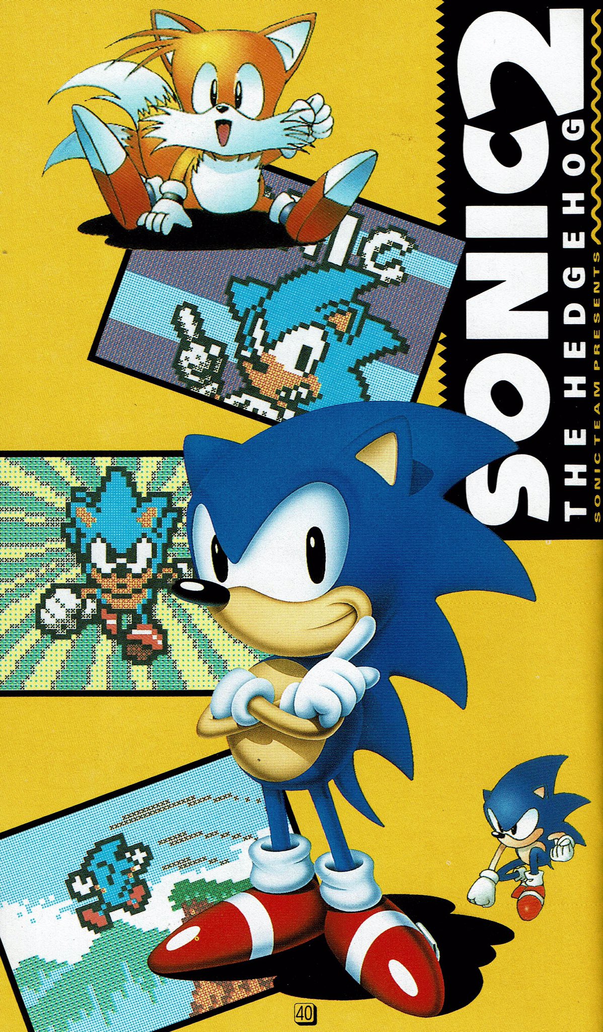 VideoGameArt&Tidbits on Twitter: "Sonic The Hedgehog 2 - Japanese