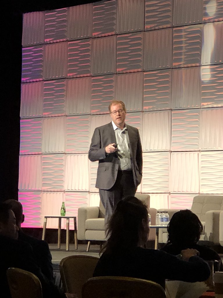 maddieb06's tweet photo. @KMOakes @i4cp rocks the stage to welcome attendees this morning #nextpracticesnow #i4cp2018 conference https://t.co/Ugt5ueH8Gy