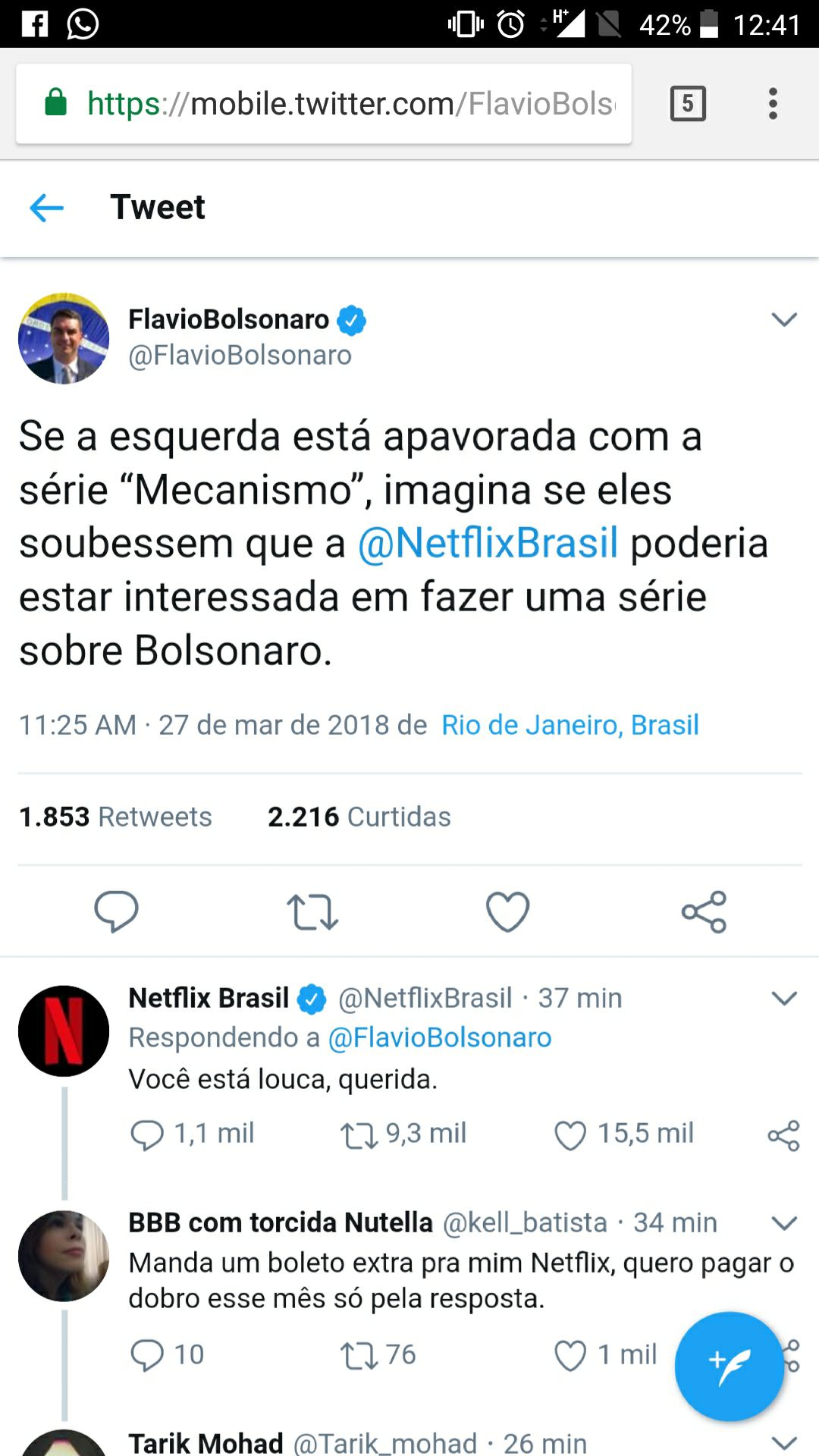 X 上的 MattyBala 💜：「Netflix sempre dá as melhores respostas