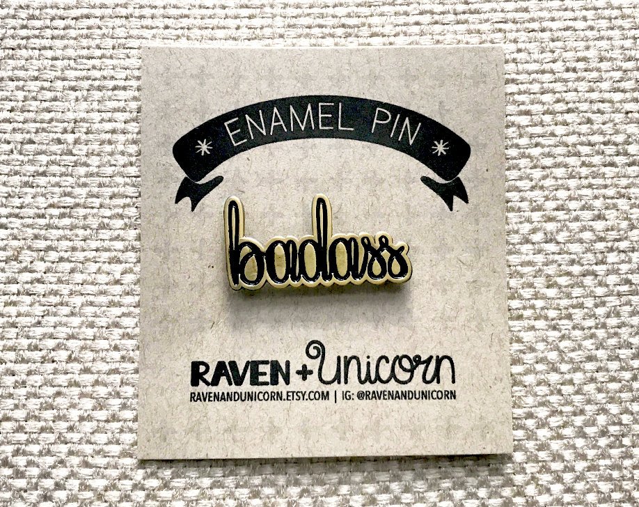 Thanks for the kind words! ★★★★★ 'Super cute, exactly as pictured, and arrived early!' Allison A. etsy.me/2I7vcb4 #etsy #accessories #pin #gold #black #enamelpin #lapelpin #softenamelpin #flair #gift