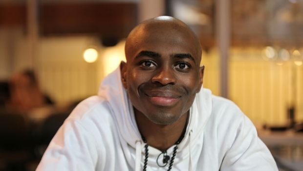 CBCToronto's tweet photo. Meet the man who started a magazine while living in a Toronto homeless shelter. This is part of CBC Toronto's series Start-up City that profiles some of the GTA's most innovative young entrepreneurs: https://t.co/f55iCcnMme https://t.co/ZpscPfvTUN