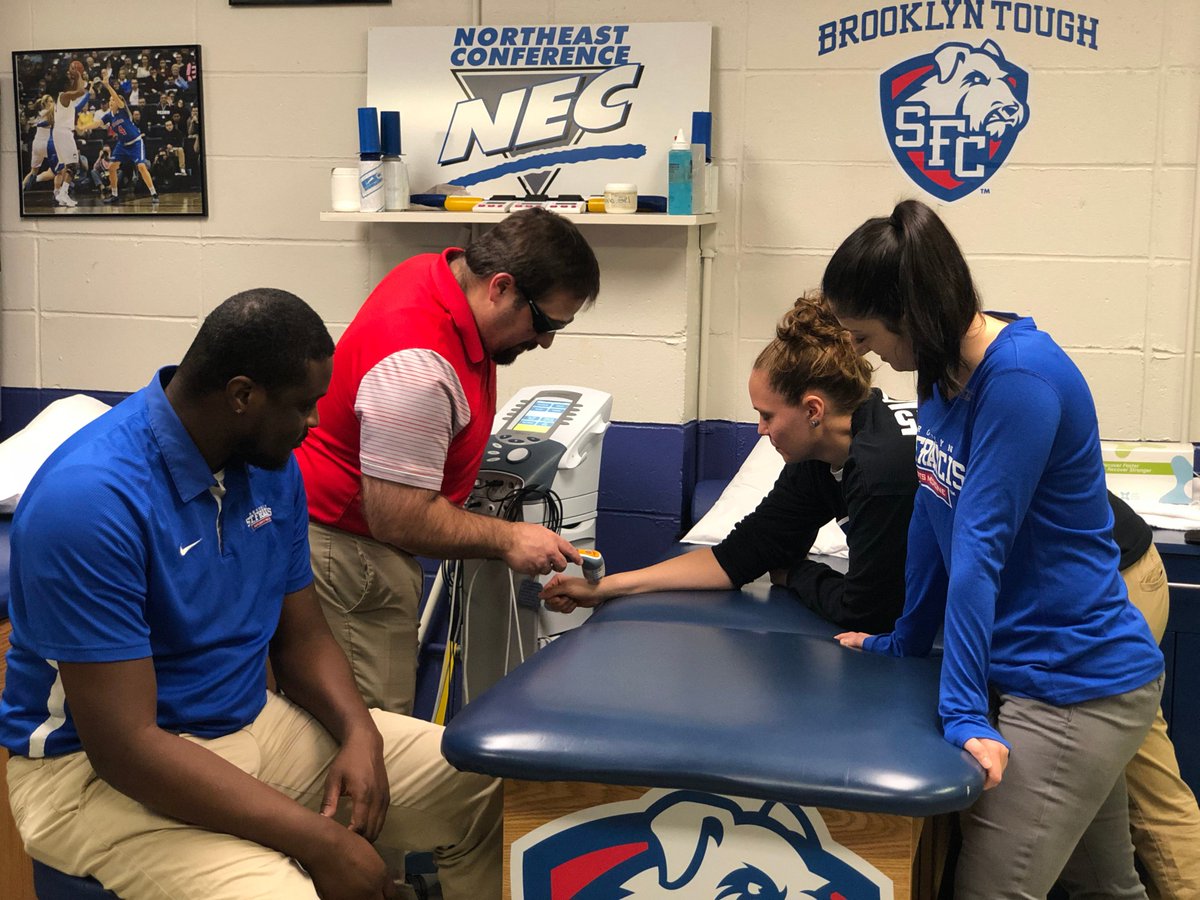 NECsports's tweet photo. #TuesdayThoughts these men and women do so much for our student-athletes.
It's National Athletic Training Month, so let's say THANK YOU! https://t.co/Kt9qMIkxRv