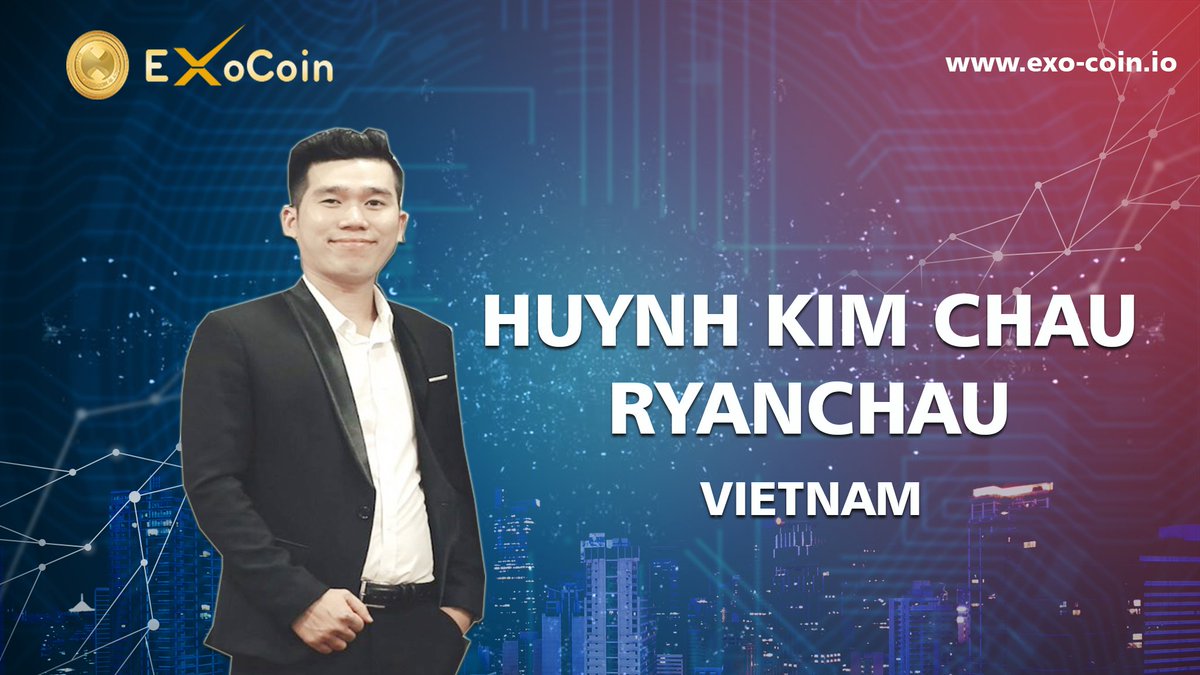 myexocoin's tweet photo. Introduce EXOCOIN CountryLeader RYANCHAU From VIETNAM @ryanchau668 #exocoin #EXO #Blockchain #ecosystem #vietnam #saigon #vietnamblockchainweek #SoutheastAsia #networker #cryptocurrency #asia #networkleader https://t.co/pgSg6KBOKW