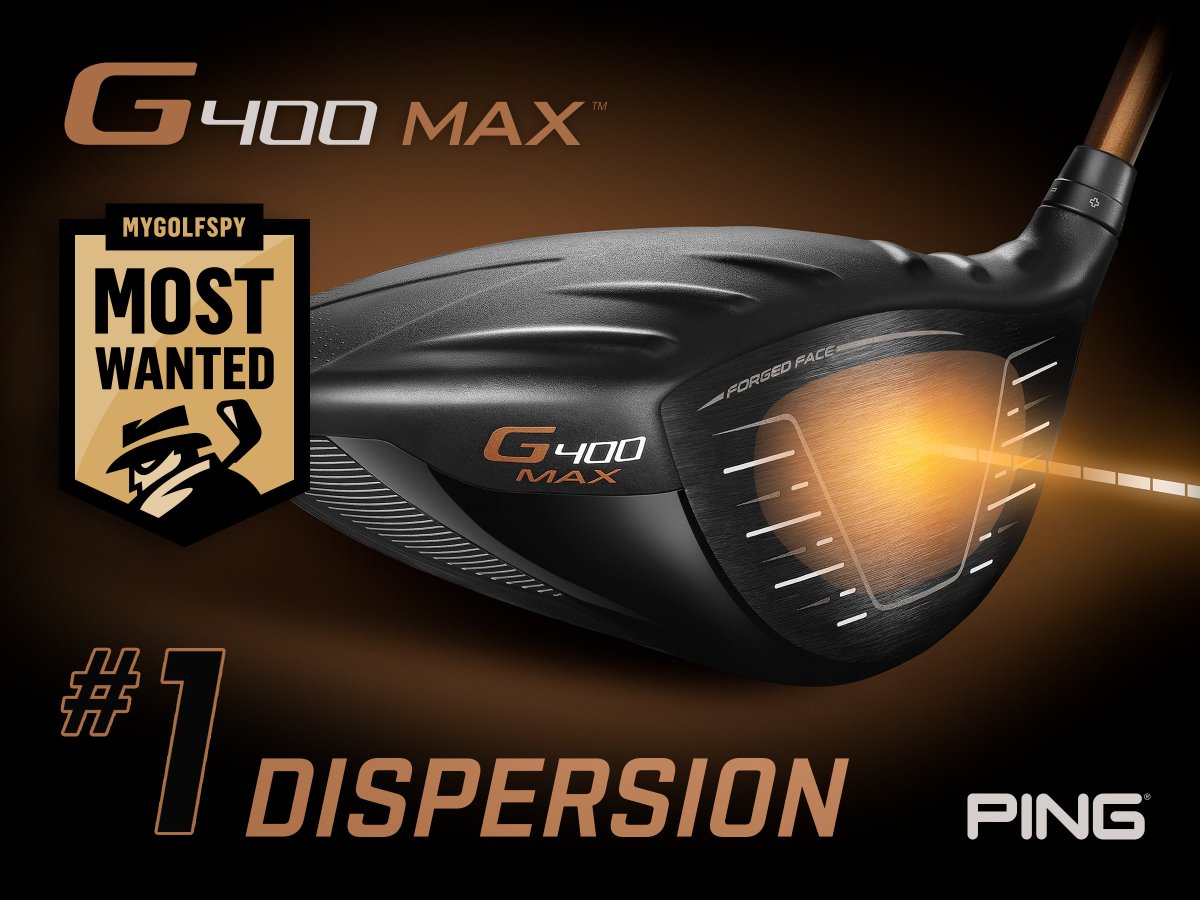 G400 Max is #1 in dispersion via MyGolfSpy