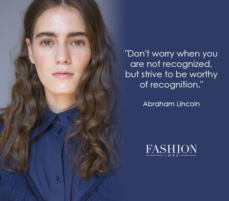 FashionJobsUS's tweet photo. "Don't worry when you are not recognized, but strive to be worthy of recognition." - Abraham Lincoln
Sometimes  we don't feel recognized for our work. Does it mean we should stop  trying? We should find a way to be recognized or just change via  https://t.co/ralPFjAIqV #HR #Jobs https://t.co/MQdX42lZCO