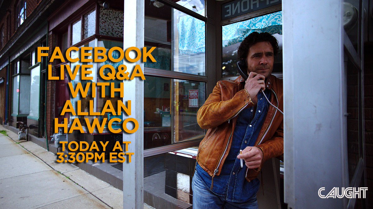 Live Q&amp;A today at 3:30PM EST! Drop by our Facebook page to say hello to <a href="/allanhawco/">Allan Hawco</a> - and ask him about that AMAZING wig! #CaughtCBC <a href="/CBC/">CBC</a> <a href="/CBCNL/">CBC Newfoundland and Labrador</a>