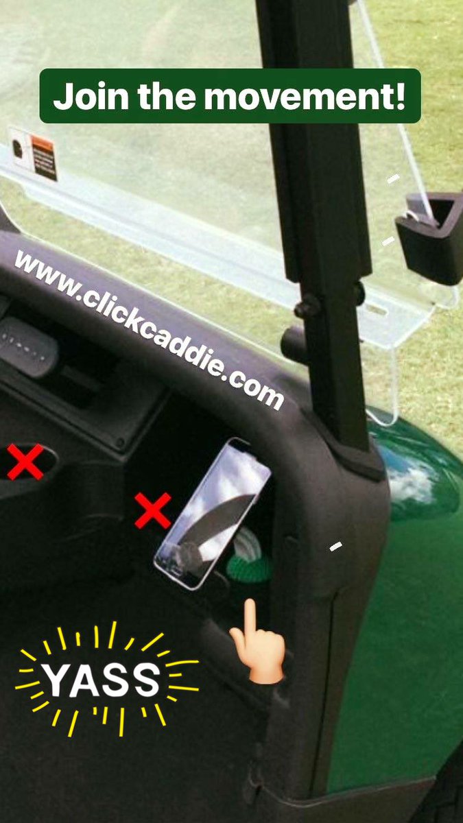 ClickCaddie's tweet photo. Free up your hands, pockets &amp; cup holders with ClickCaddie! https://t.co/pOeEdDC2FL