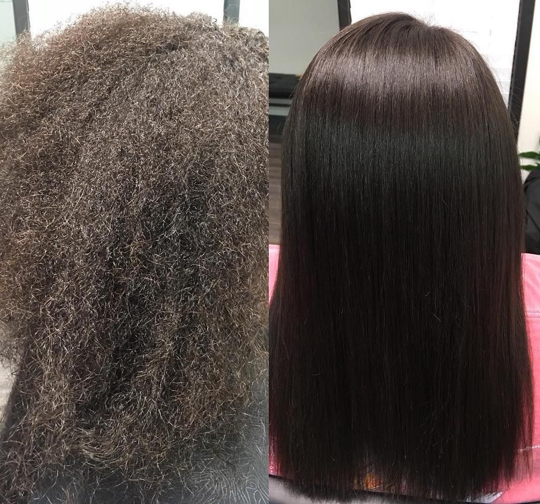 KeratinComplex's tweet photo. The #ExpressBlowOut is a girl's BFF! It's a total time saver with its 1-hour salon treatment time ⏰ + it reduces frizz, curl &amp; styling time for up to 6 weeks! #BeforeAndAfter by @douxordye / #KERATINCOMPLEX https://t.co/xPLiJfPzKC