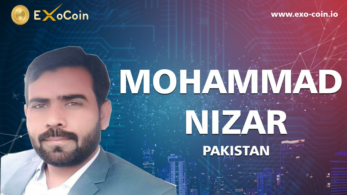 myexocoin's tweet image. Introduce EXOCOIN CountryLeader MOHAMMAD NIZAR From PAKISTAN @Mohammadnizar #exocoin #EXO #Blockchain #ecosystem #pakistan #islamabad #lahore #Southasia #networker #cryptocurrency #asia #networkleader