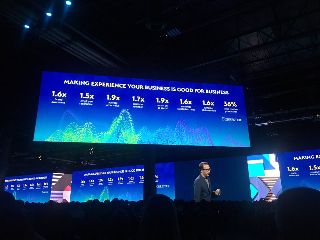 "Making experience your business is good for business" by <a href="/bradrencher/">Brad Rencher</a> at #adobesummit2018
