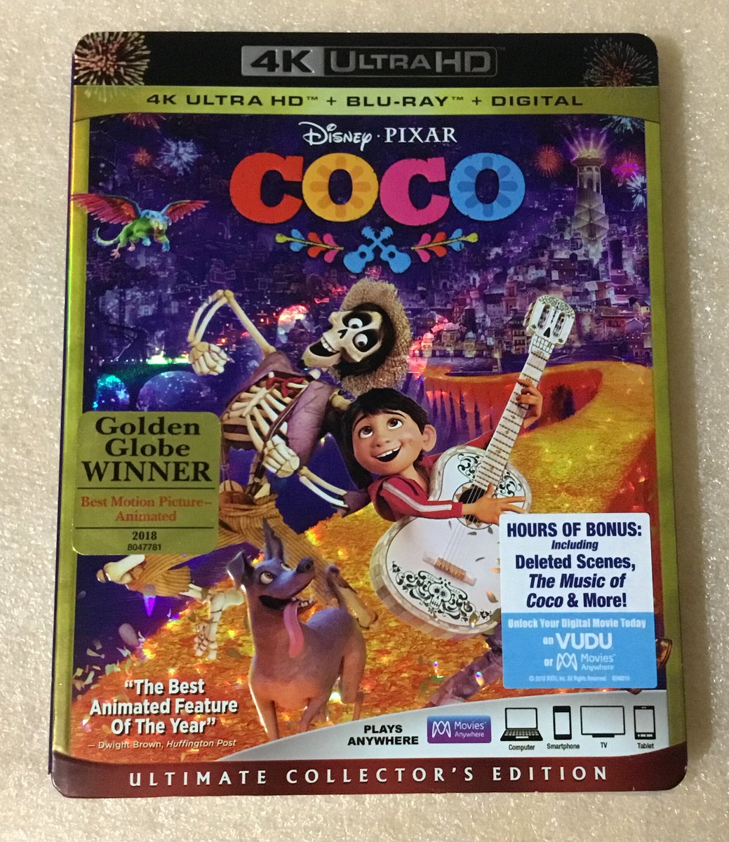 Latest 4K Blu-ray haul! 
#Coco #jumanjiwelcometothejungle #pitchperfect3 #thedarkcrystal #zerodarkthirty 
#bluraycollector #4K #UHD #HDR #bluray #blurayaddict #collectors 
#oscars2018