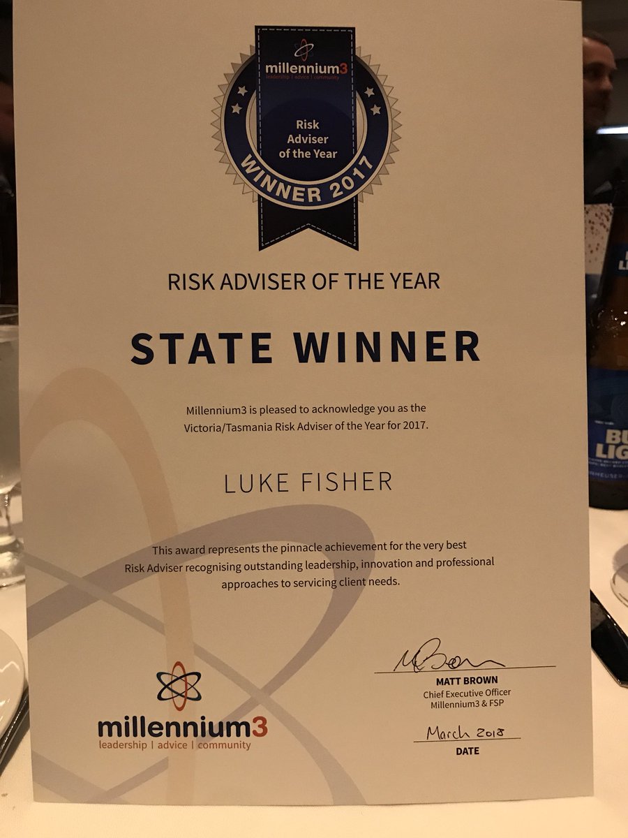 WealthSmartAU's tweet photo. Wealthsmart are not only the state winner of the risk adviser of the year but also the newest
National Life Risk Adviser of the year #wealthsmart #lifeinsurance #financialadviser #advice #incomeprotection #bewealthsmart https://t.co/Dy3ils4gLX