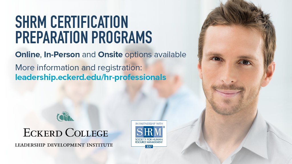 Last Opportunity to Register for Eckerd's Online #SHRMCertification Program ow.ly/sUCD30jboRF