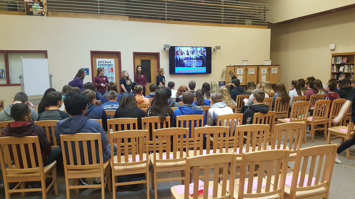 Thank you to <a href="/bestbuddies_wh/">Warren Hills Best Buddies</a> for "Spreading the Word to End the Word" by leading our students in activities to focus on the strengths of each other &amp; respecting all Ss. #WHRHSPride