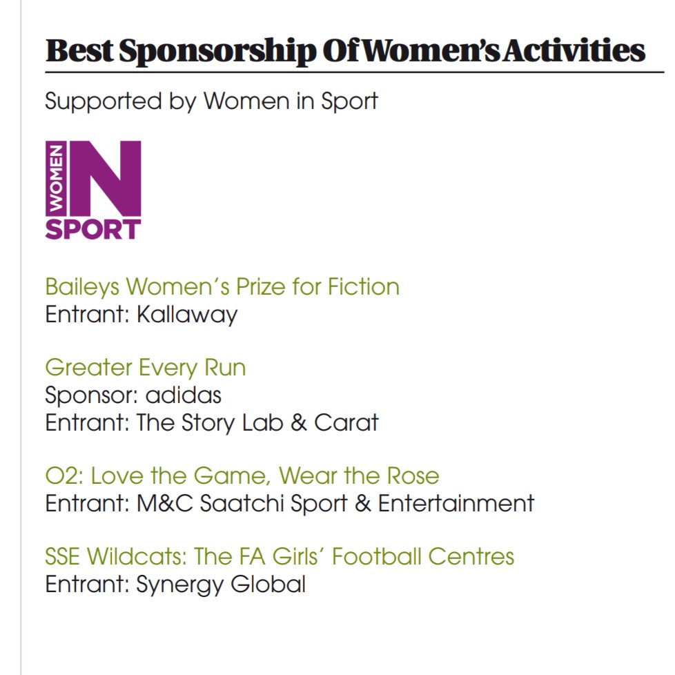 Very well done to all the @Yoursse team who worked on the #SSEWildcats project which tonight won Best Sponsorship of Women's Activities at the UK Sponsorship Awards @SponsNews #UKSA2018  @Womeninsport_uk  👏👏👏🏆🏅⚽