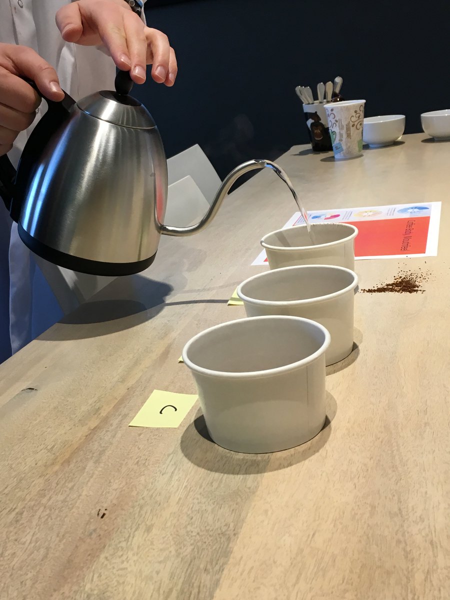 TheDrinkTank's tweet photo. #Coffee #expert on our #productdevelopment #team leading an awesome #educational session on choosing & #tasting #coffeebeans - just one of the experts informing our #bevdev process https://t.co/jswKJqJrDc @CostaCoffee @CavemanCoffeeCo @wormholecoffee @MtropolisCoffee https://t.co/oMY8PtihvE