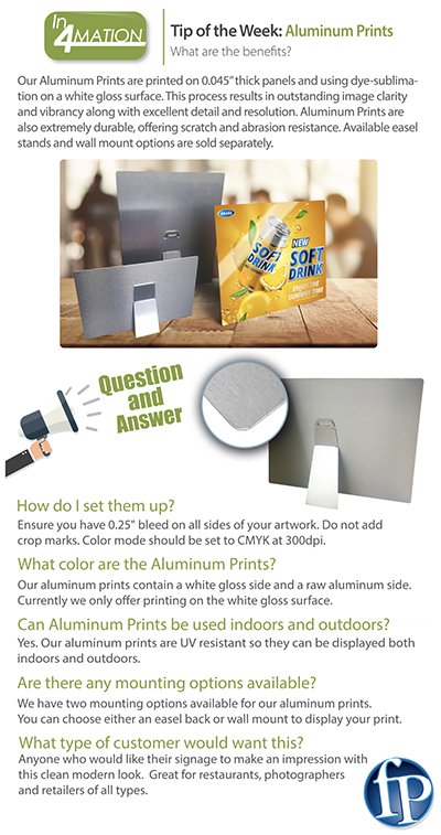 ForPromos's tweet image. These aluminum printed panel make great displays as well as artistic gifts