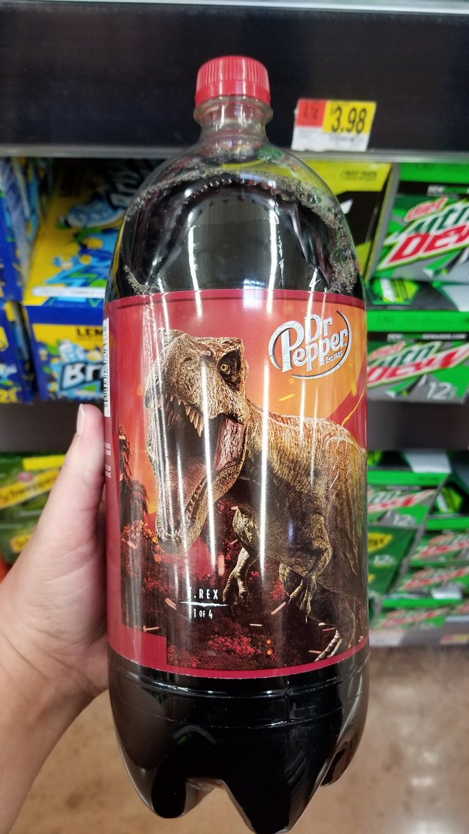 Hedgehog's Corner on Twitter "Jurassic World Fallen Kingdom Dr Pepper