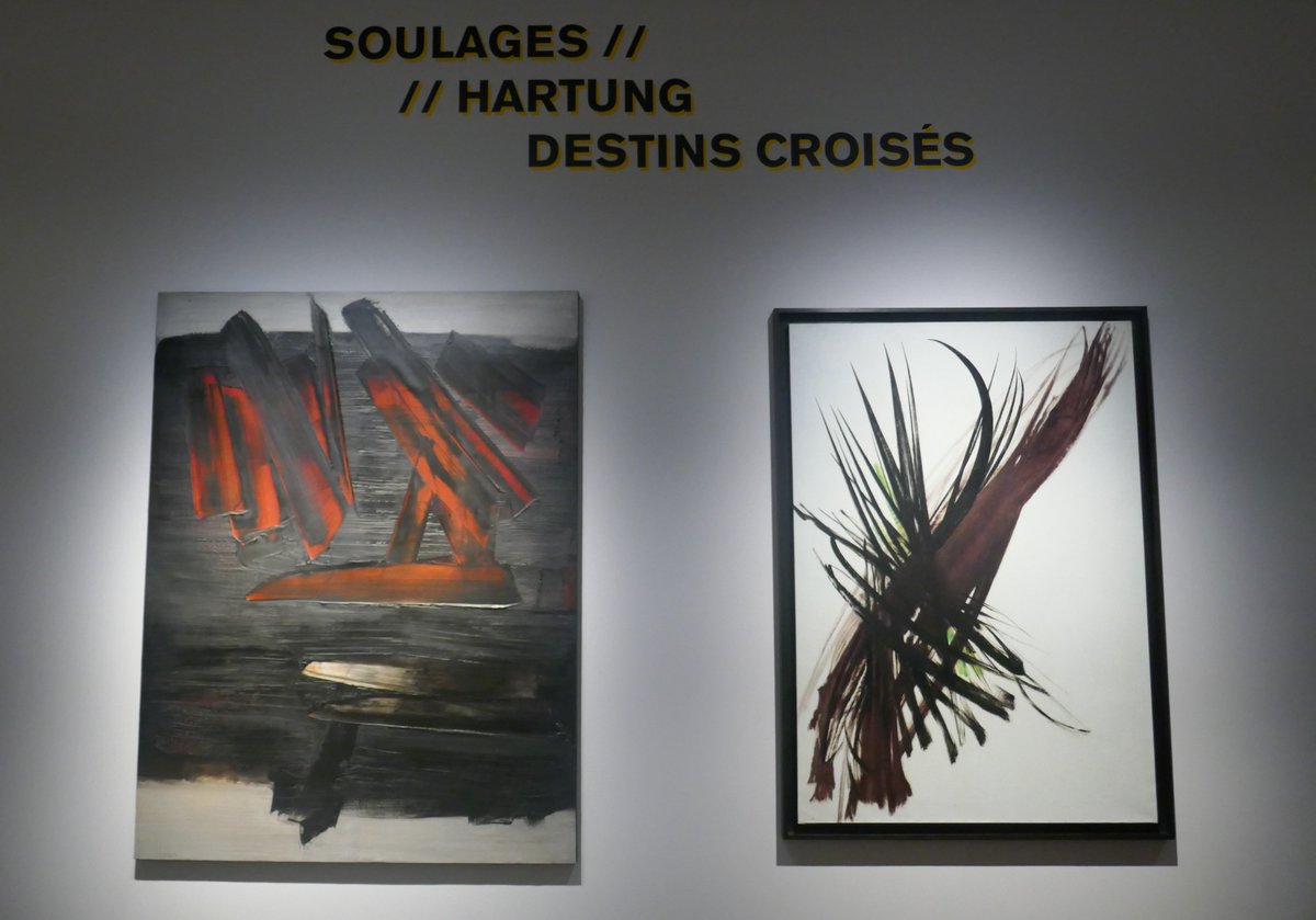 PresseKraemer's tweet photo. Une amitié scellée dans le noir. #PierreSoulages et #HansHartung @christiesparis @bleenhardt @ApplicatPrazan @CentrePompidou @BenoitParayre @VilledeRodez @Rodezagglo @MUSEE_FENAILLE @MuseeSoulages @pierresoulages #FondationHartung #Herez #Exposition
https://t.co/Qn3zWVvDO3 https://t.co/1bJ9tNgP1O