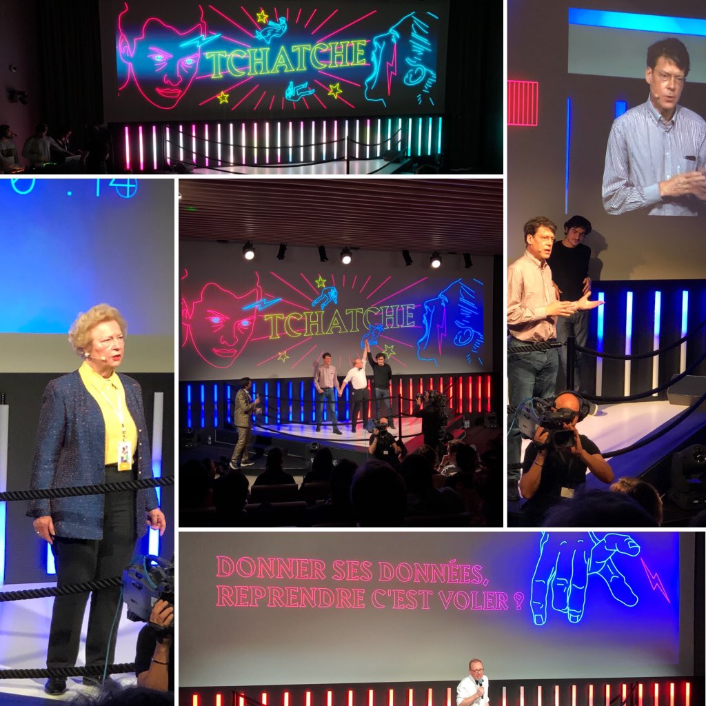 Excellente soirée de joute oratoire organisée par <a href="/TheBosonProject/">The Boson Project</a> arbitrée par <a href="/BertrandPerier/">Bertrand Perier</a> et mise en scène par les amis <a href="/airnadette/">airnadette</a>. Bravo à tous les « combattants » et vivement la prochaine ! #tchatcheJOC