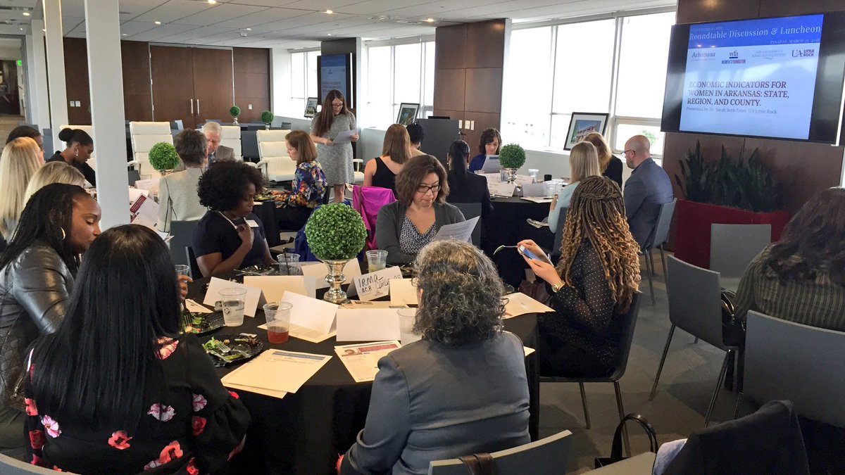 ExpectMoreAR's tweet photo. We’re getting a sneak preview of the @wfaphilanthropy report Economic Indicators for Women in Arkansas today. Incredible report and findings to be released later this week
https://t.co/ELhiHNbiCZ
#ExpectMoreAR @ArkansasEDI https://t.co/2A8qhXGRWc