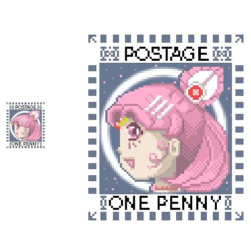 Debra_Beretta's tweet photo. #PixelPostageService delivers #sailorchibimoon from #sailormoon #pixelart https://t.co/fv65PV2kHt