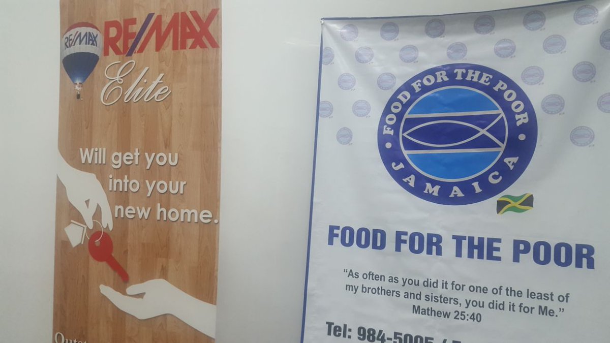 RUN FOR CHANGE - Food for the Poor Jamaica 5K WALK/RUN
Changing Lives - Restoring Families & Hope. RE/MAX Elite supports #FFPJ for their genuine, sincere, soulful initiatives to better the lives of so many Jamaican families #REMAXELITEsupportsFFPJ #RunForChange @FoodForThePoorJ