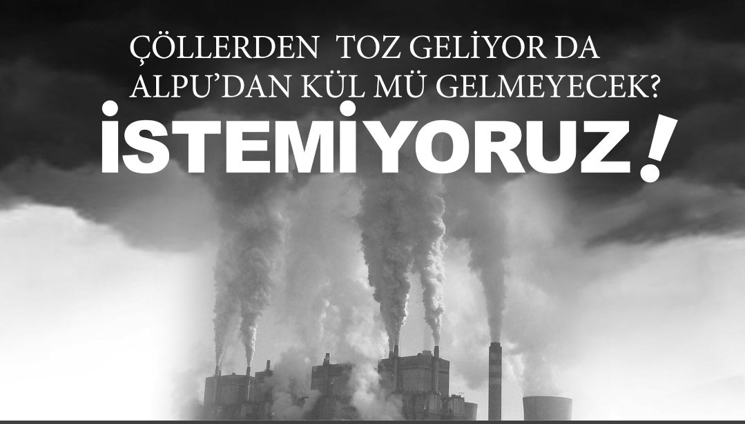 #EskişehirKıymetlidir 
#KömürlüTermikSantralİstemiyoruz !!!