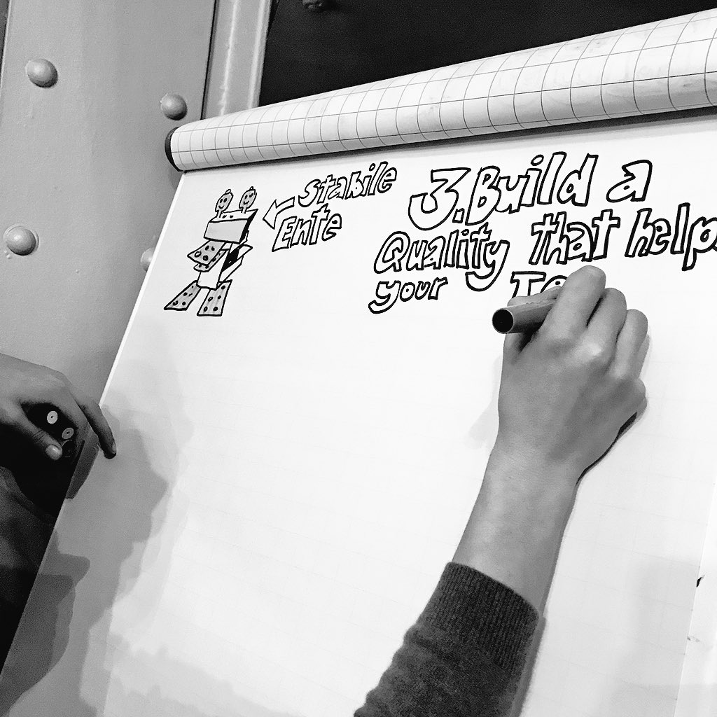 kiLearning's tweet photo. Look who teamed up for today's #LSPmeetup: Veruschka from https://t.co/hccf15LrG3 Kudos for your great graphic records! https://t.co/V6T7cMJpTv