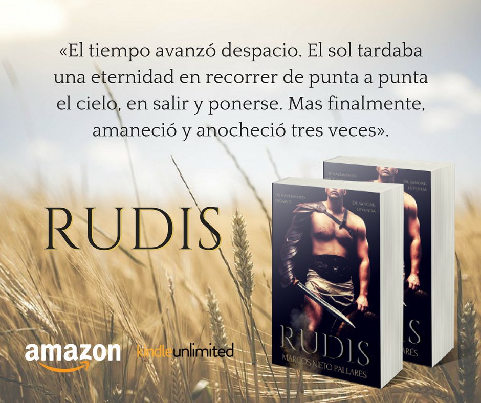 MartaMGiron's tweet photo. #Extracto de #RUDIS, de @marcosnietogen1
«El raciocinio asemejaba escapárseme de la cabeza, volar donde ella estaba. Era lo único que importaba más que la libertad, la gloria…, la vida».
Amazon ---> https://t.co/afsSPvnRS3
#NovedadesAmazon #FicciónHistórica #Novelas #Libros https://t.co/CCtuftQ3D6
