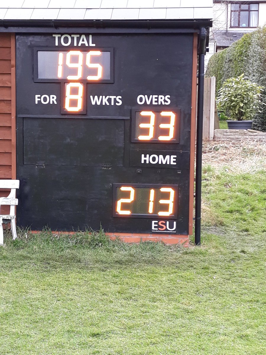 Battery powered kit fitted to old manual scorebox <a href="/CoseleyCC/">Coseley CC</a>