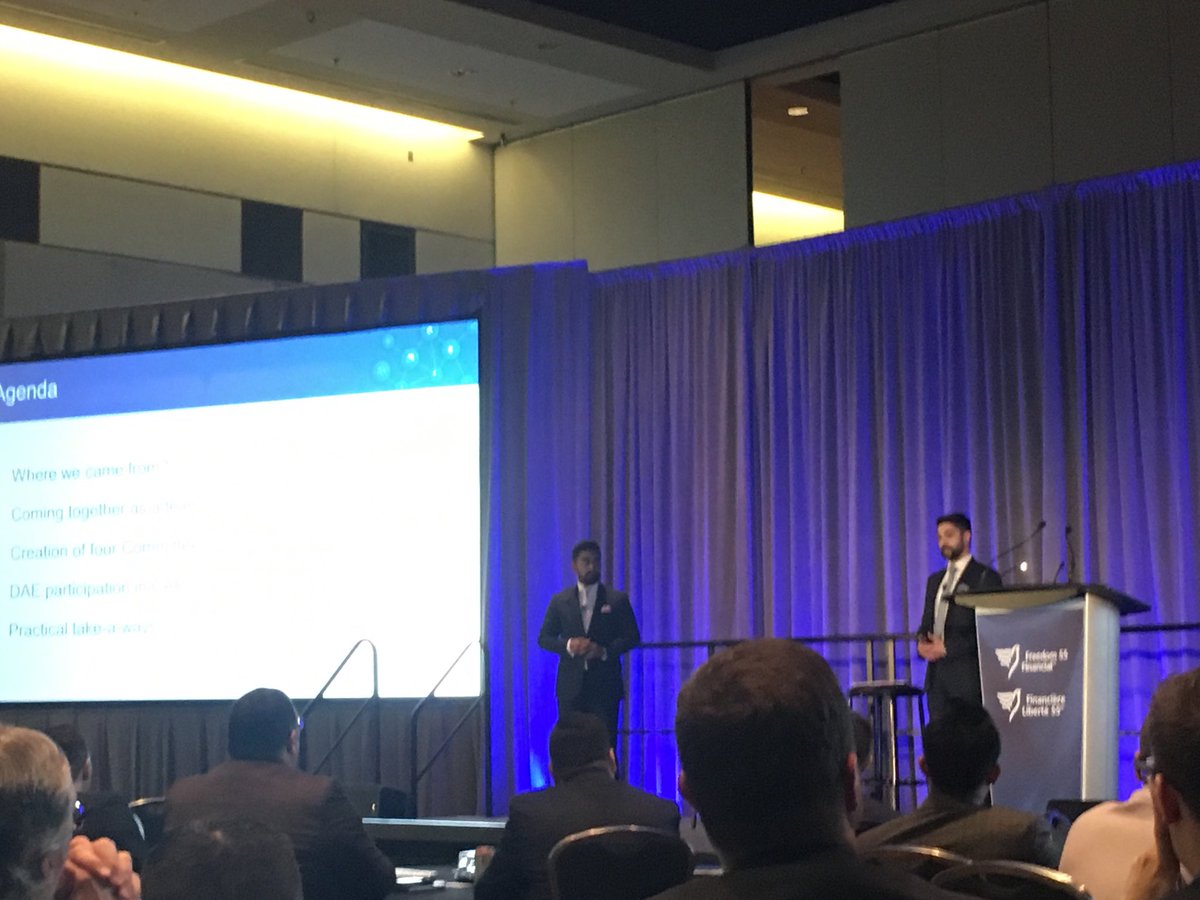 DeleneKingdom's tweet photo. Partnering for excellence in advisor development! #TeamFreedom2018 #alexlewis #stevepersaud @F55F https://t.co/DQEqRkzDJA