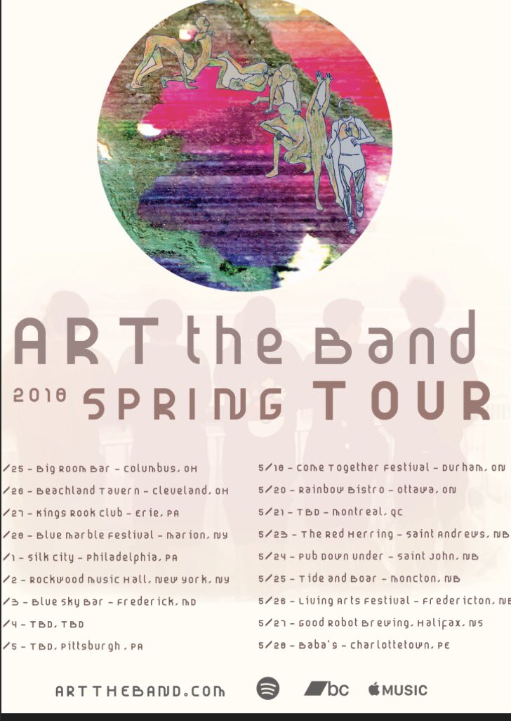 New Single Finna Skedaddle out April 20th, 2018! Finna Skedaddle Tour this Spring! #arttheband #tour #NewMusicAlert