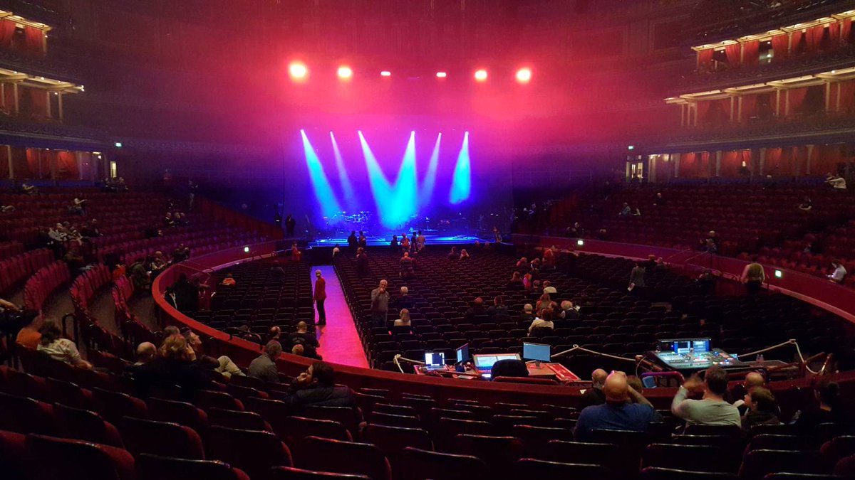 DannyMaymora's tweet photo. Getting comfortable at another Stevening again this week. This isn't even the last Stevening this week. He gives an amazing performance though.

#Stevening #StevenWilson #RoyalAlbertHall #SawASquirrellOnOurWayHere https://t.co/KAiUIwnupz