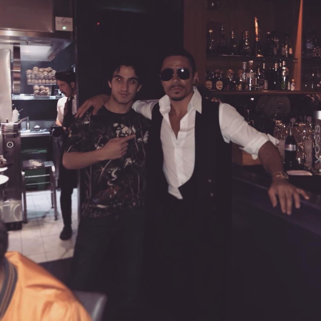 SenikJr's tweet photo. Met the man himself Saltbae, what a great guy https://t.co/oLQYIIbqhw