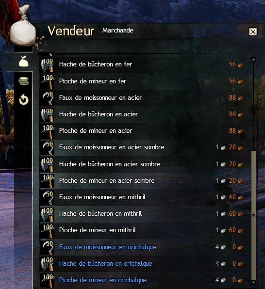 GW2_FR's tweet photo. Les outils à charges de récolte ne fonctionnent plus comme ils sont supposés l'être. En effet, un bug (survenu lors de la dernière màj) ne leur octroie qu'une seule charge. De cette manière, chaque outils de récolte dont vous disposez disparaît après chaque utilisation. #GW2 https://t.co/wNTyt7vYh2