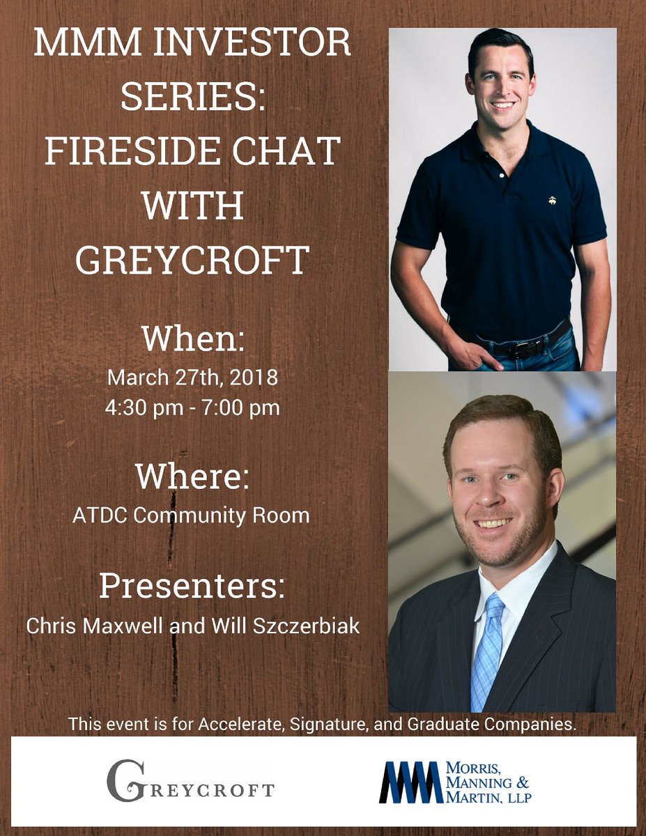 jen_bonnett's tweet photo. atdc: We'll be live streaming our fireside chat today at 4:30 on our Facebook Page. Don't miss it! https://t.co/5nkzGa6Lg4 https://t.co/1kQg2Rsk5D