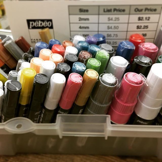 RawMaterials's tweet image. Another Spring Cleaning Clearance Sale special: Pebeo 4Artist Markers are 50% off while supplies last! #paintmarkers #pebeo #oilbased #clearance ift.tt/2IXCxv5