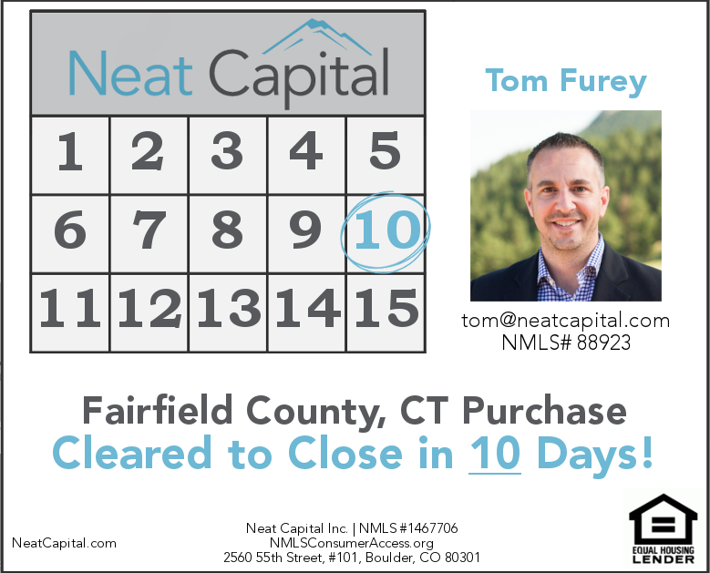 NeatCapital's tweet photo. CTC in 10 Days - great work Tom Furey!
https://t.co/FHbGRVc3iN
#homebuyingreinvented #hbri #mortgage #fintech https://t.co/R2xnE6Zgyq