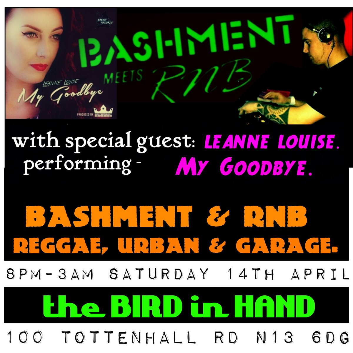 dj_bumpy's tweet photo. #NewProfilePic @ImLeanneLouise #Date4YourDiary 14th April 8pm-3am 👉 The Bird in hand. @zoey_cripps https://t.co/dPOF7sLZnk