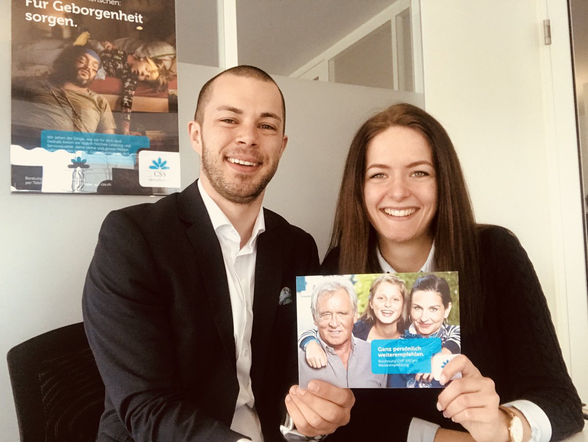 kzimmermannCSS's tweet photo. #Genial! Machen Sie es wie Angela! Empfehlen Sie mich als persönlicher Berater weiter und erhalten als Zeichen der Wertschätzung CHF 100.-
Ich setze mich für Sie ein- ganz persönlich!
kevin.zimmermann@css.ch 058 277 34 17
#Work4Css #GeneralagenturSursee @CSSVersicherung https://t.co/2eQ6xxiU6X