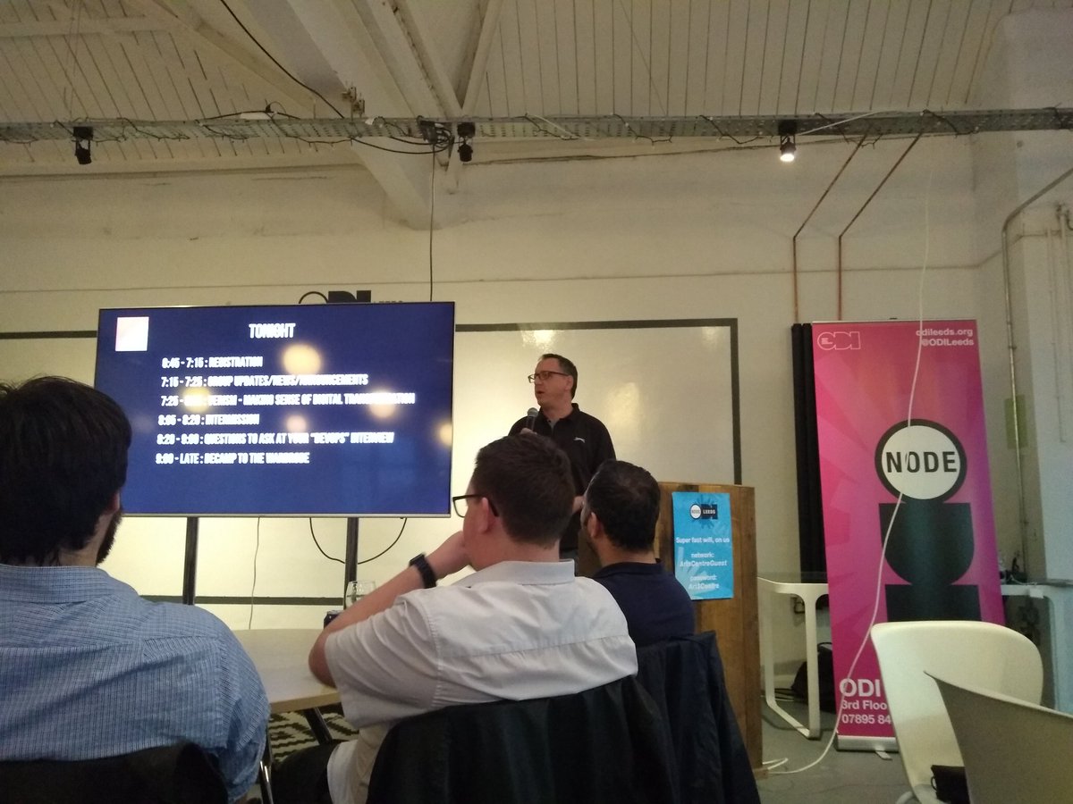 rjw1's tweet image. And now it begins #LeedsDevOps