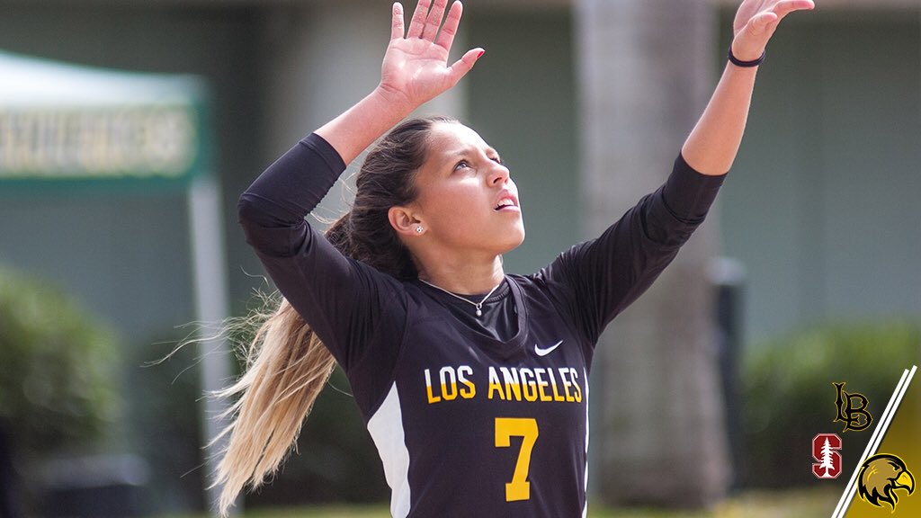 Cal State LA Athletics (@lagoldeneagles) on Twitter photo Itβs a beautiful day for beach volleyball! πβοΈ
<a href="/CalStateLAVB/">Cal State LA Volleyball</a> is taking on <a href="/GoStanford/">Stanford Cardinal π²π€</a> at 12:45 pm and <a href="/LBSUAthletics/">LBSU Athletics</a> at 2:30 pm today out in Long Beach.
#WeAreLA Itβs a beautiful day for beach volleyball! πβοΈ
<a href="/CalStateLAVB/">Cal State LA Volleyball</a> is taking on <a href="/GoStanford/">Stanford Cardinal π²π€</a> at 12:45 pm and <a href="/LBSUAthletics/">LBSU Athletics</a> at 2:30 pm today out in Long Beach.
#WeAreLA