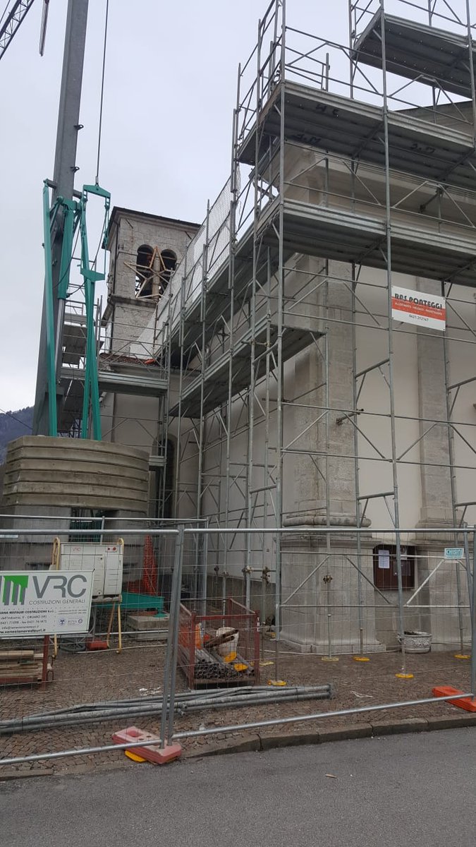 rasponteggi's tweet photo. #Pradis (PN) - Chiesa
Posa di 1000 mq di #ponteggio #marcegaglia telaio a perni per il #restauro https://t.co/FRG8ijmqs7