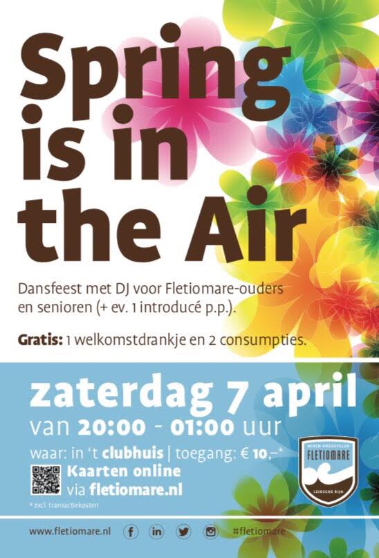 7 april a.s. voetjes van de vloer bij DJ Toby in het clubhuis! Kom je ook? Er zijn nog kaarten te verkrijgen via shop.ticketflow.nl/fletiomare

Ook introducés zijn van harte uitgenodigd. #fletiomare #fletio #leidscherijn #Utrecht #feestje