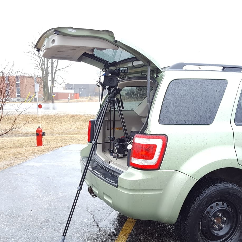 CSGWtips's tweet photo. What you see &amp; what we see! Thank you @WightmanTel &amp; @adam_olivero for braving the rain &amp; helping us with our What's On #MountForest segment! Tune in to see why weren't too upset getting soaked! #communitytvrocks #wellingtonnorth #fundraiser #protectthecamera #wewontmelt https://t.co/0uCUDo7Z1t