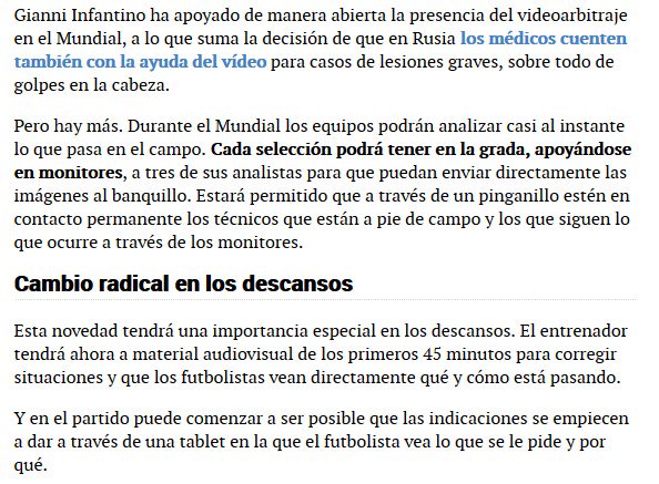 Me creyeron loco por alguna de las 80 predicciones futuristas que lancé en Guardiola, ladrón de ideas (publicado 2017/escrito 2015/16). Ocurre que algunas llevarán más tiempo (robots humanoides) y otras se cumplen ahora mismo (video análisis en entretiempo)