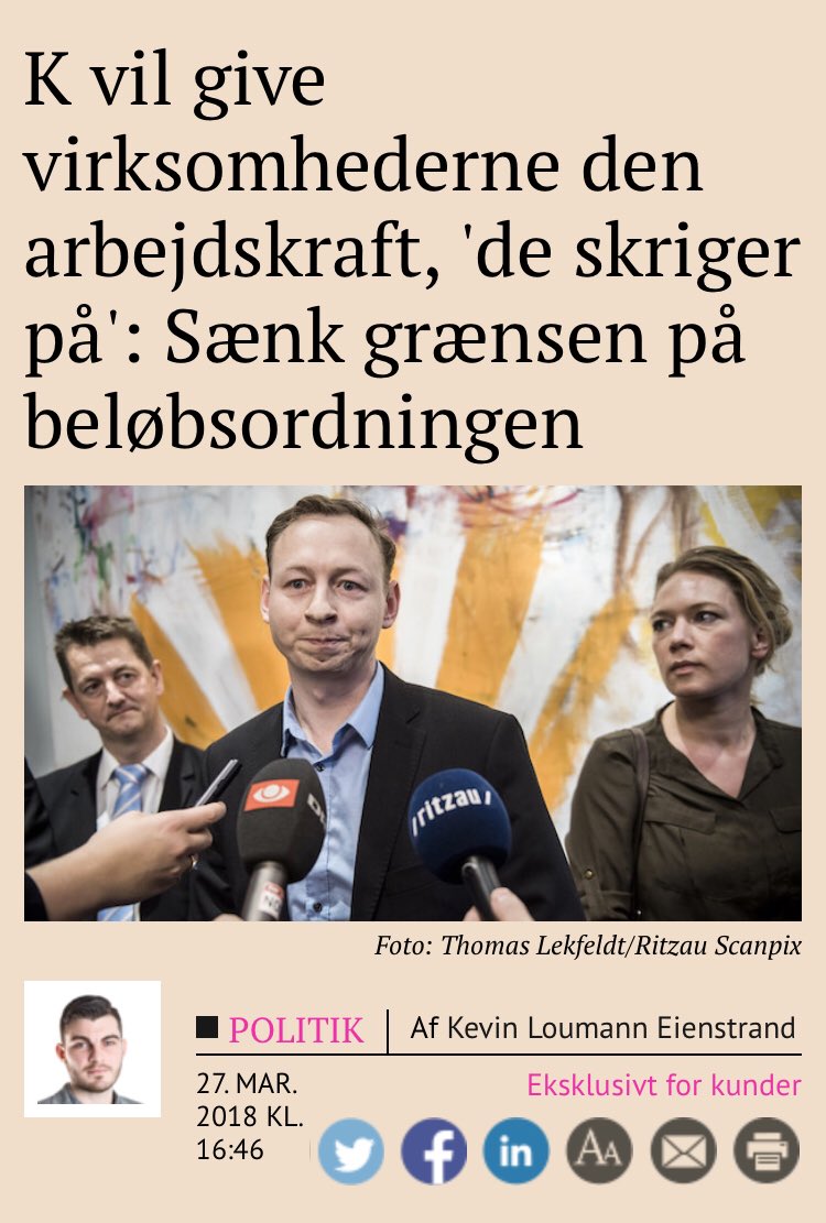 DalgaardCarl's tweet photo. Det er sgu meget godt fundet på af K, det der! (så godt, faktisk, at vi tillod os at pege på netop den mulighed i DØR rapporten sidste forår) #dkoek #dkpol https://t.co/lcTb9To6Qa
