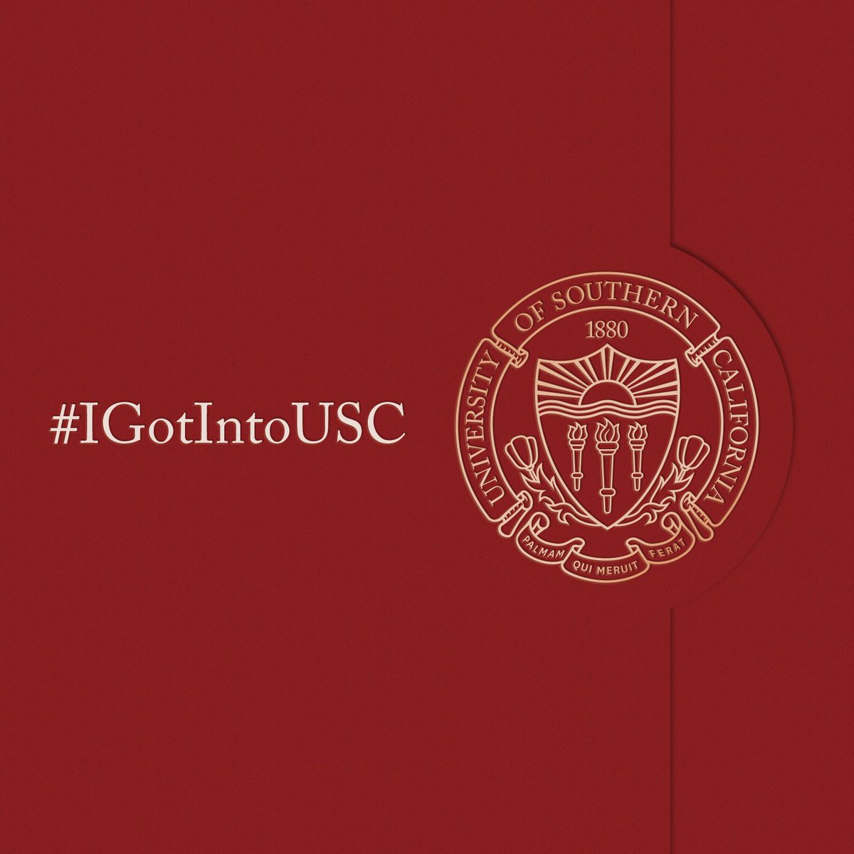 USCAlumni's tweet image. Last week, @USCAdmission sent out thousands of admission letters to the @USC Class of 2022. If you see new students posting #IGotIntoUSC, take a moment to welcome them to the Trojan Family!
#USCAlumni