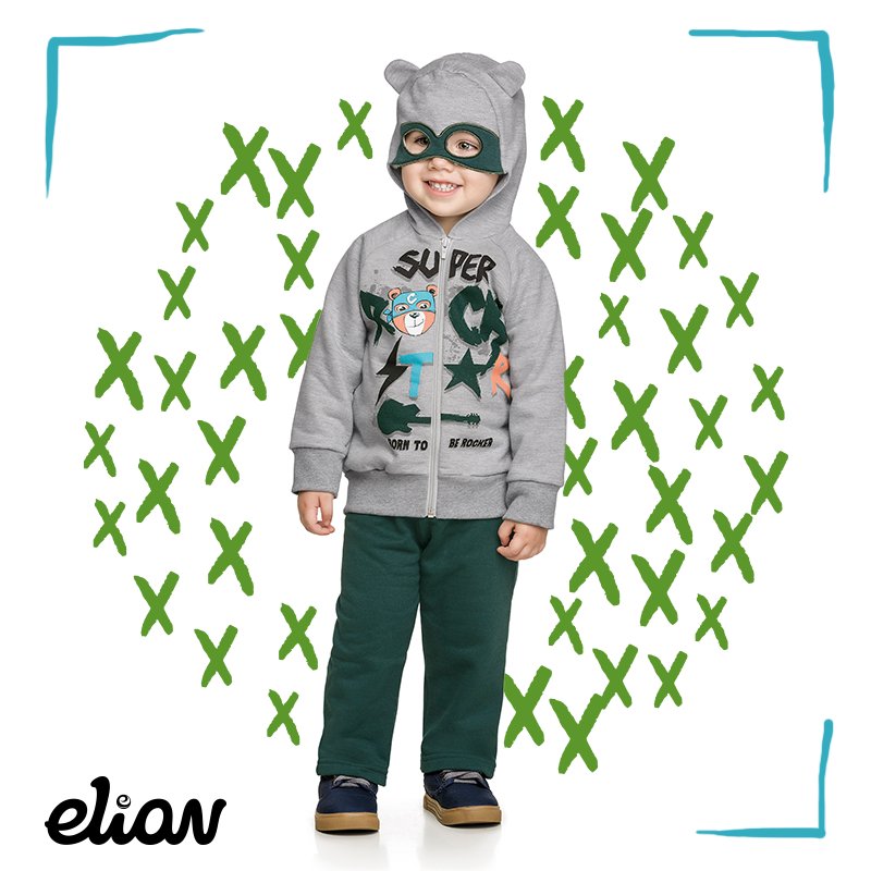 Essa linha Fun da coleção #InvernoElian tá um arraso. Olha que coisa mais linda é esse conjunto com o moletom do super ursinho com calça em moletom penteado felpado. Seu filho vai amar! ☺

Saiba mais em: elian.com.br/lookbook/

#ElianTextil